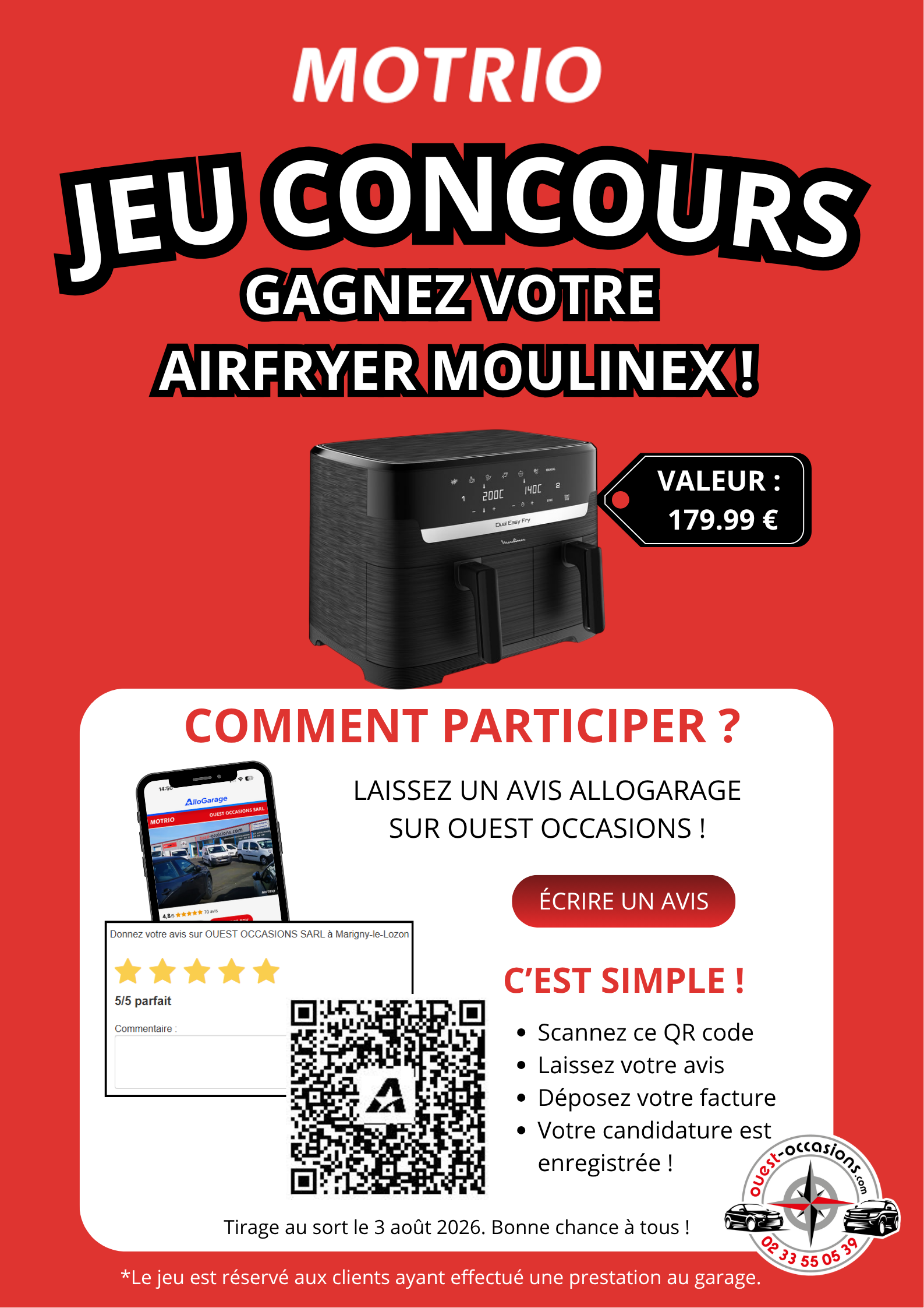 Jeu concours AirFryer